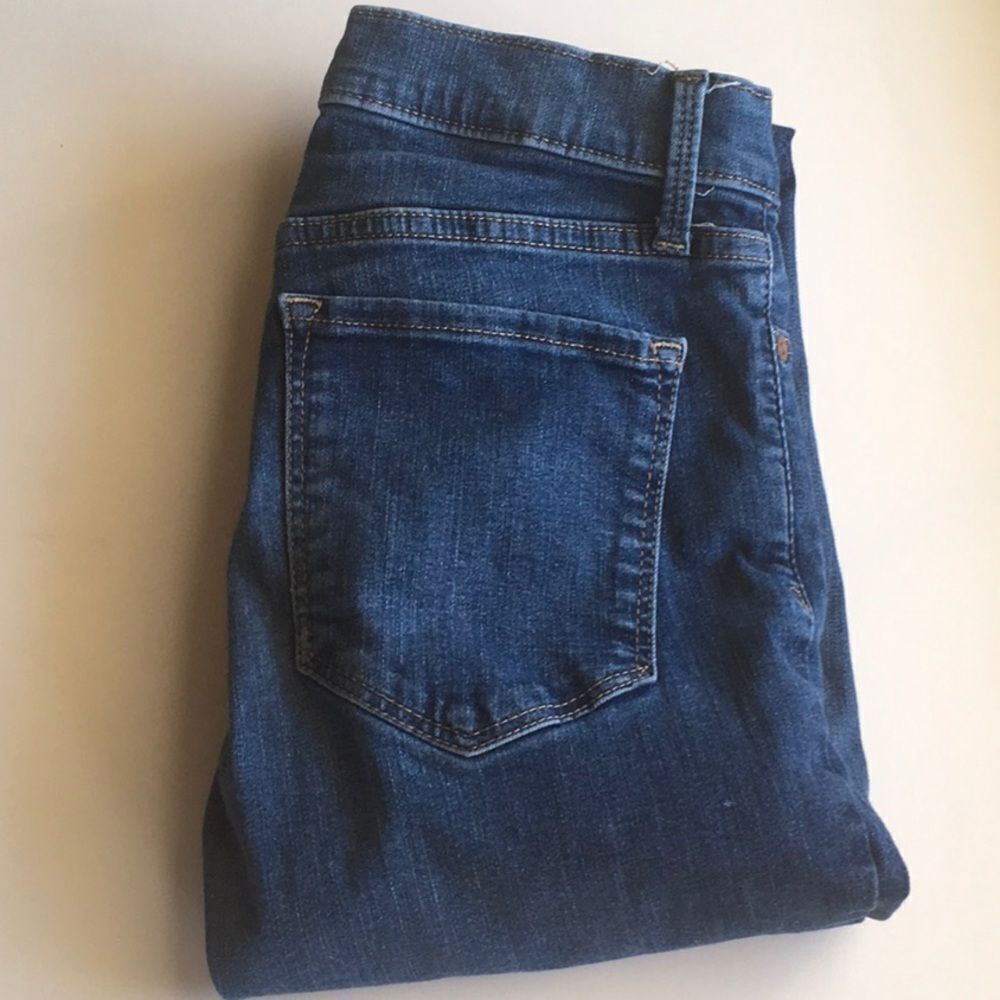Gap jeans women's size 0 size 25R blue true skinny demin jeans size‎ 0 / …